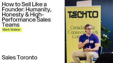 How to Sell Like a Founder: Humanity, Honesty & High-Performance Sales Teams | Mark Walker