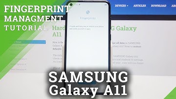 How to Add Fingerprint to SAMSUNG Galaxy A11 – Use Fingerprint to unlock device