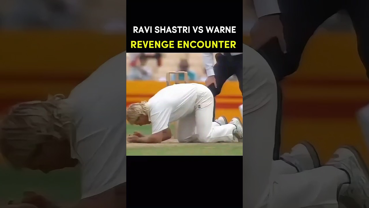 Ravi shastri vs Shane Warne 