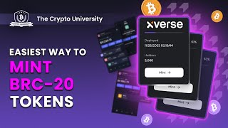 Easiest Way To Mint BRC20 Tokens  XVERSE Mint Tutorial by Crypto University 790 views 4 months ago 3 minutes, 38 seconds