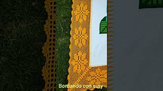 💛Puntilla de flores 💛🪡