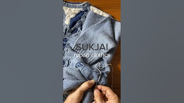 🧵repair clothes🧵 #crafts #embroidery #handcraft #handmade  #crochet #diy #boro #repairclothes