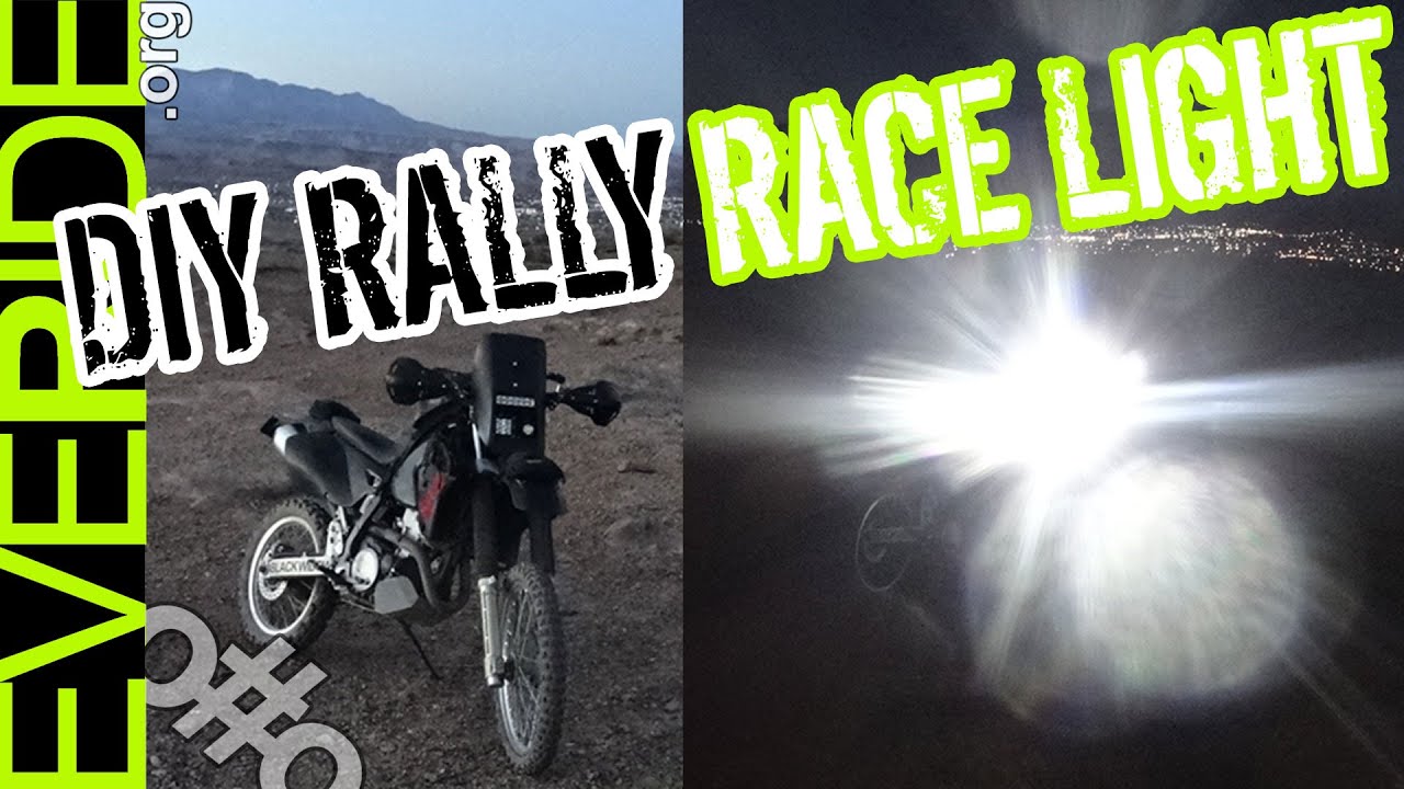 ULTRA BRIGHT LED Dirt Bike Race Light and Rally Fairing for 70! oo