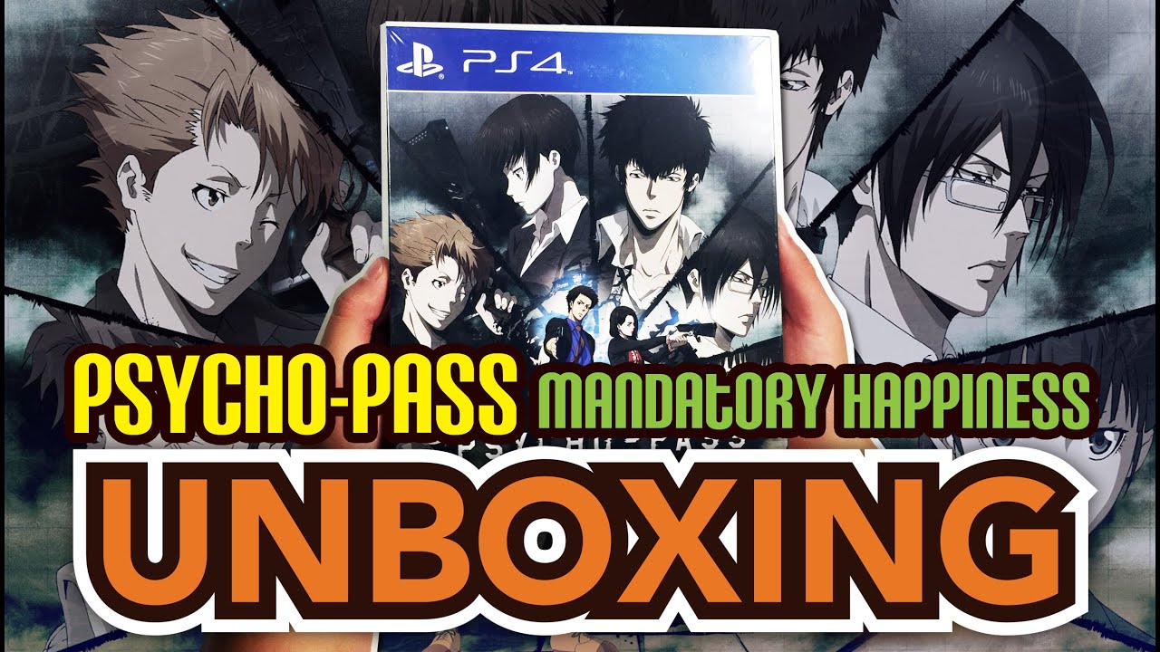 Psycho Pass Mandatory Happiness Limited Edition (PS4) Unboxing !! - YouTube