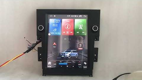 Tesla Screen Android Car Stereo Radio GPS Navigation Head Unit SatNav Repplacement Lincoln Navigator