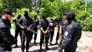 Тренировка Бойцов Правого Сектора