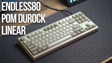 KBDFans ENDLESS-80 Prototype with Durock Poms Sound Test