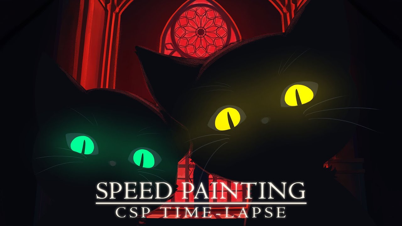 【SPEEDPAINTING(Time-lapse)】 【繪圖過程】直播待機動畫繪製過程  ☾ Nana.C 娜娜希 | MYViki