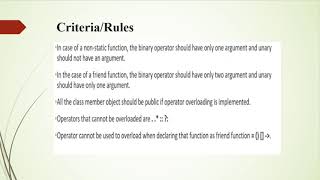 Module2 Operator Overloading in C++