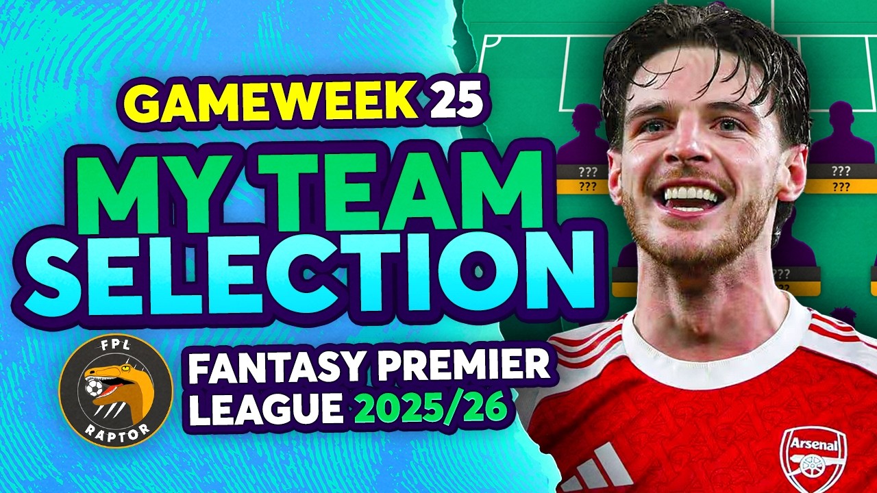 BENCH BOOST ACTIVE 🚨 | MY FPL GW25 TEAM SELECTION 👀 | Fantasy Premier League Tips 2025/26