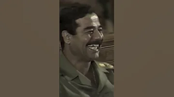 حصري ضحك صدام حسين من اجمل المقاطع للمهيب Shorts صدام حسين 