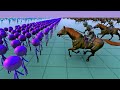 【UEBS】Stickman vs Cavalry wavy attack | Ultimate Epic Battle Simulator