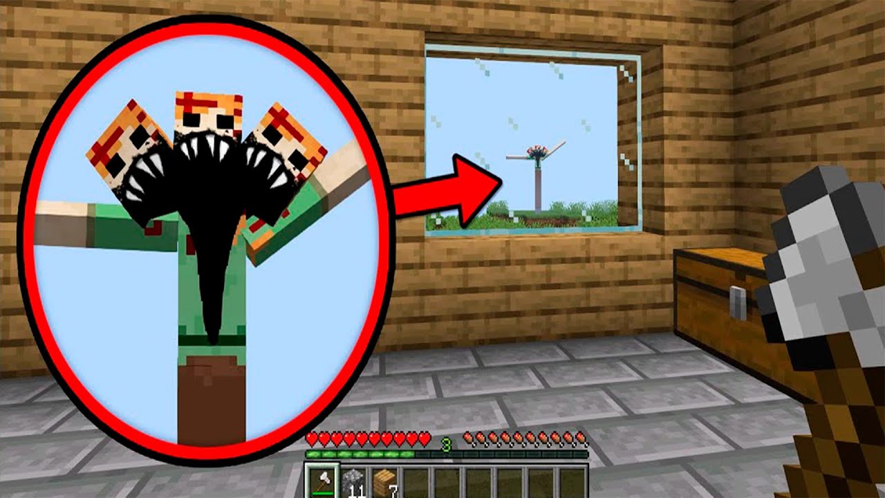 Minecraft Scary Three Headed Alex YouTube