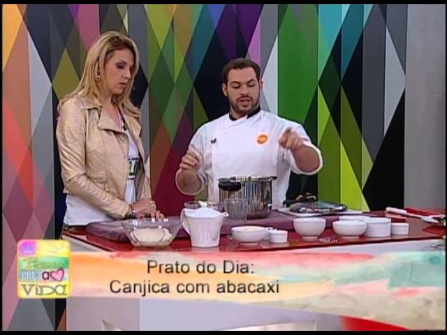 RECEITA CANJICA COM ABACAXI