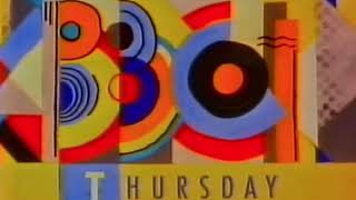 BBC 1 Thursday night line up 1986