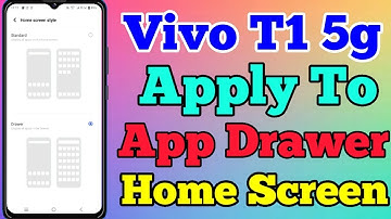 Vivo T1 5g Phone Me App Drawer Setting Kaise On Kare // How To App Drawer Setting On Vivo T1 5g