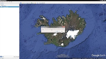 Importing CSV Files Into Google Earth for Iceland Map