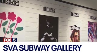 NYC subway posters exhibit at SVA gallery