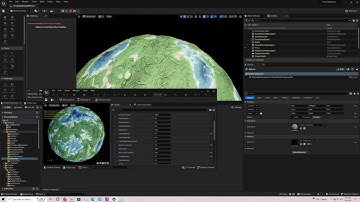 UE5 - Procedural planet materials, finishing work on procedural normals