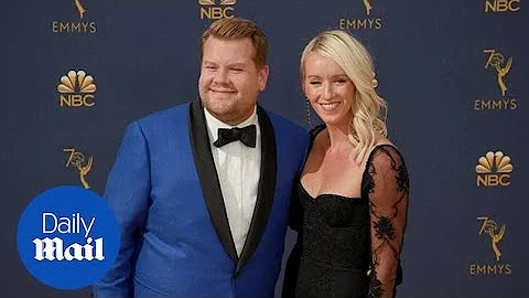 James Corden and wife Julia Carey look smitten at ...