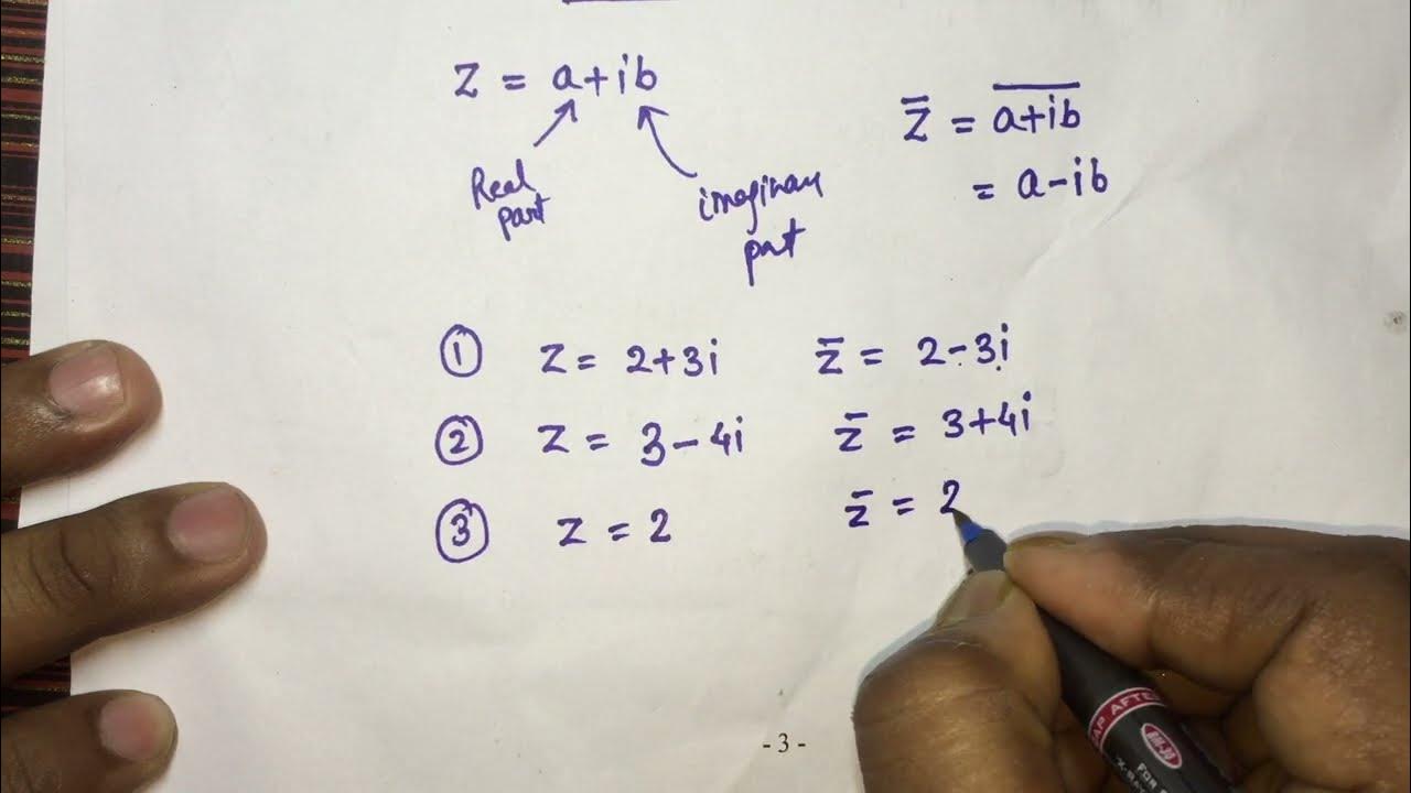 Conjugate of complex number how to find conjugate of complex number