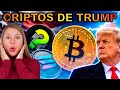 ¡Estas son las criptomonedas de Trump! ¡ No las pierdas de vista!