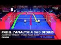 Padel  lanalyse technique  360 degrs  world padel tour