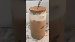 My favorite iced coffee at home! #icedcoffeerecipe #icedcoffee #starbucks #starbucksrecipes #fall