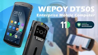 WEPOY DT50S | Mobile Computer PDA | Rugged IP67 Handheld PDA Barcode Scanner Product Unpacking