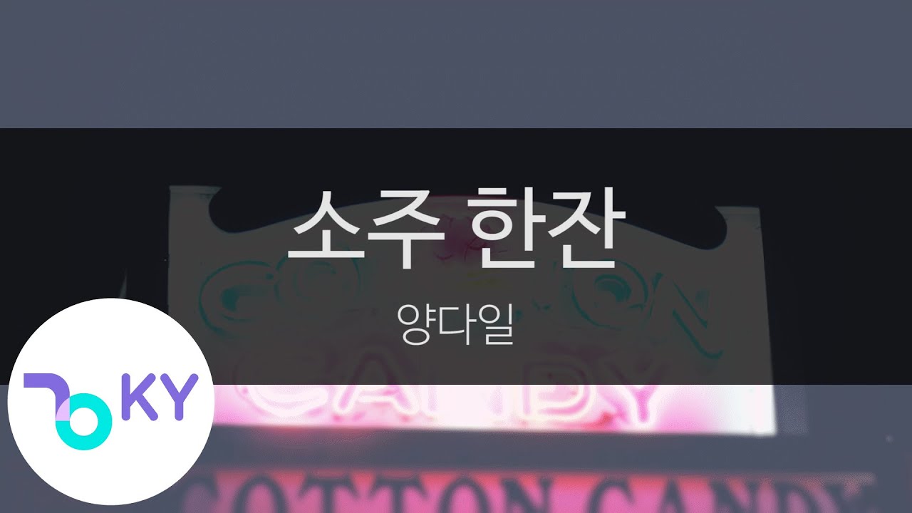 소주 한잔 - 양다일(A Glass of Soju - Yang Da Il) (KY.28673) / KY Karaoke