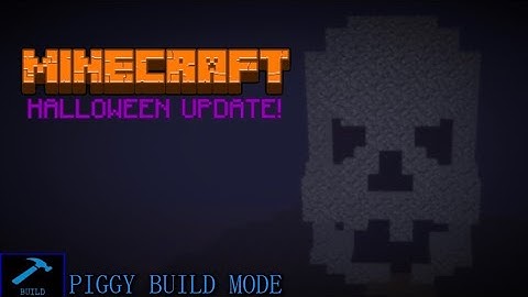 🎃 MINECRAFT in PIGGY BUILD MODE // UPDATE 10!