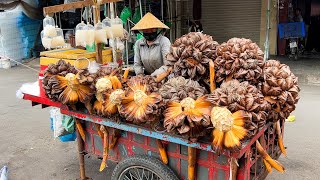 Amazing Giant Fruit! The Most Unique Giant Fruit in the World - Nipa Palm Fruit Cutting Skills