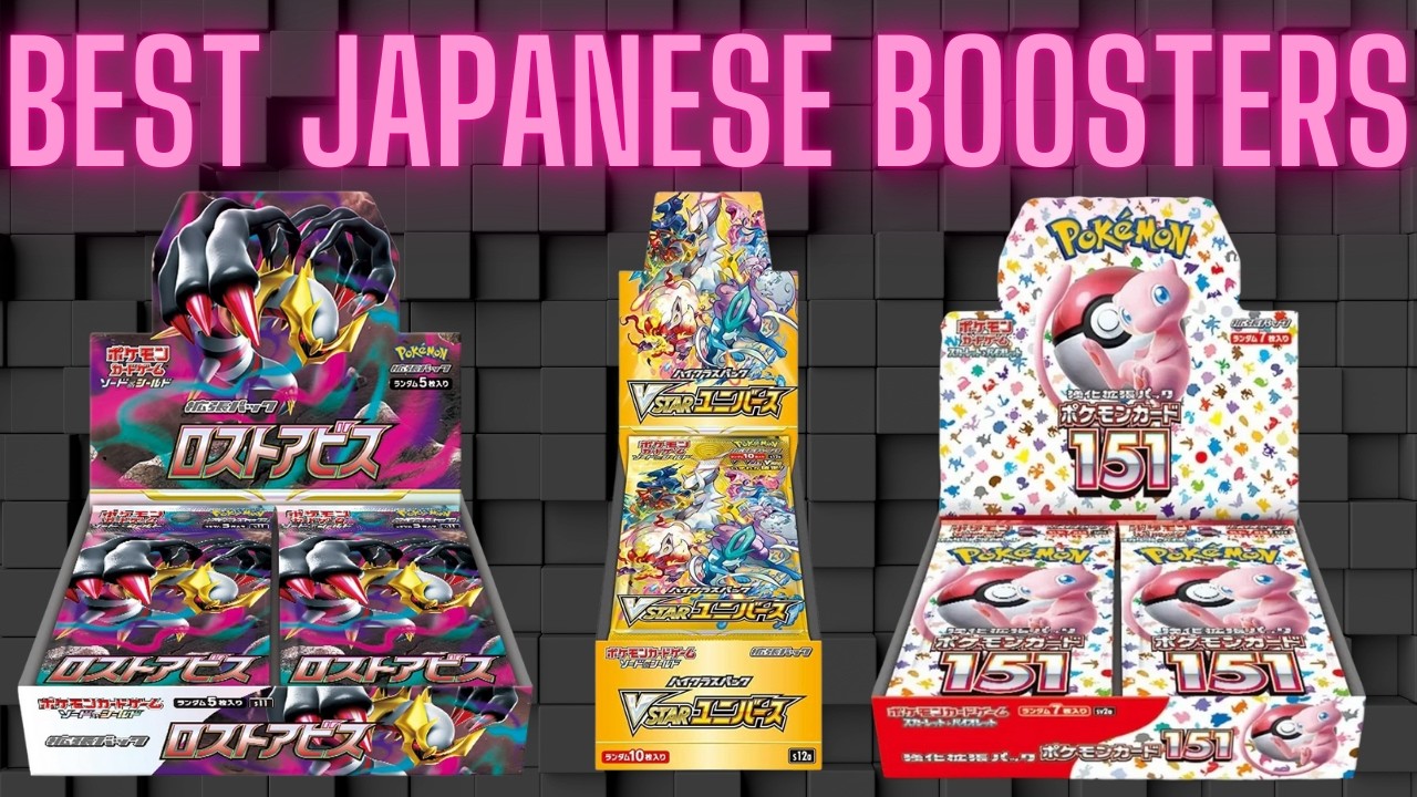 Best Japanese Pokemon Booster Boxes To Invest In 2024 - YouTube