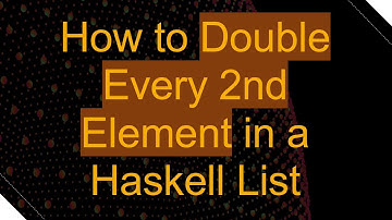 How to Double Every 2nd Element in a Haskell List