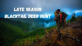Late Season Blacktail Deer Hunt 2023 (WA Public Land)