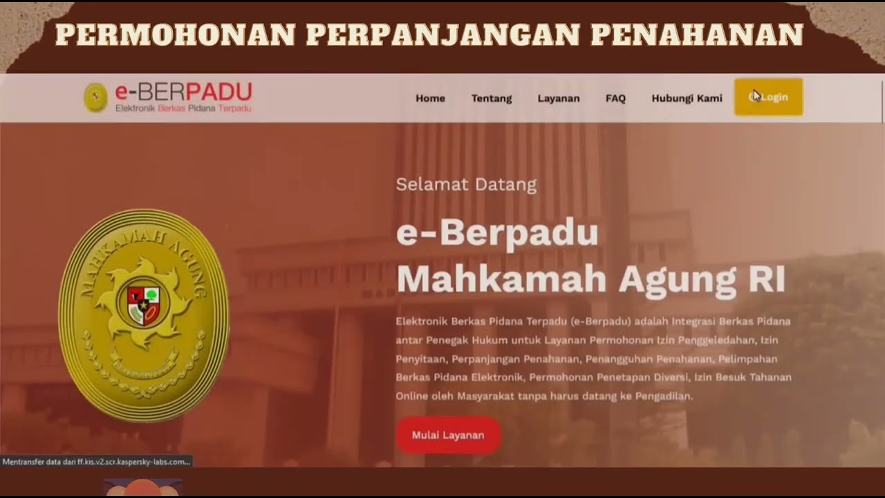 Tutorial Permohonan Perpanjangan Penahanan melalui e-Berpadu #pengadilan #mahkamahagung #tutorial