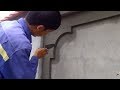 Amazing Construction skills - Wall Rendering Using Sand And Cement - Creative Style Builder