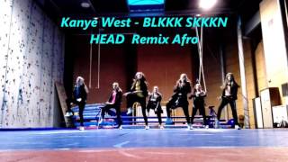Remix afro - kanye West -Blkkk Skkkn Head chorégraphie de sab à Vitamines Marquette