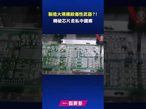 用於製造大規模殺傷性武器？！韓破戰略晶元走私中國案