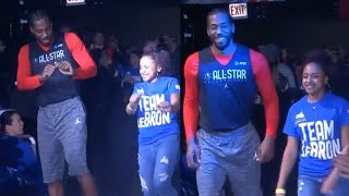 Kawhi Leonard Showing Us His Dance And A Smile 2020 Nba All-Star Practice