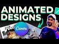 How to Create Eye-Catching Animated Designs with @canva  and @LottieFiles  | Canva Tutorial 2023