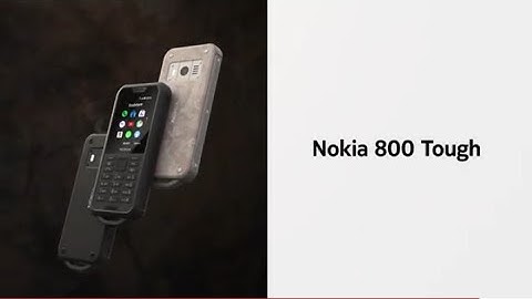 Nokia 800 Tough 4G phone Official video