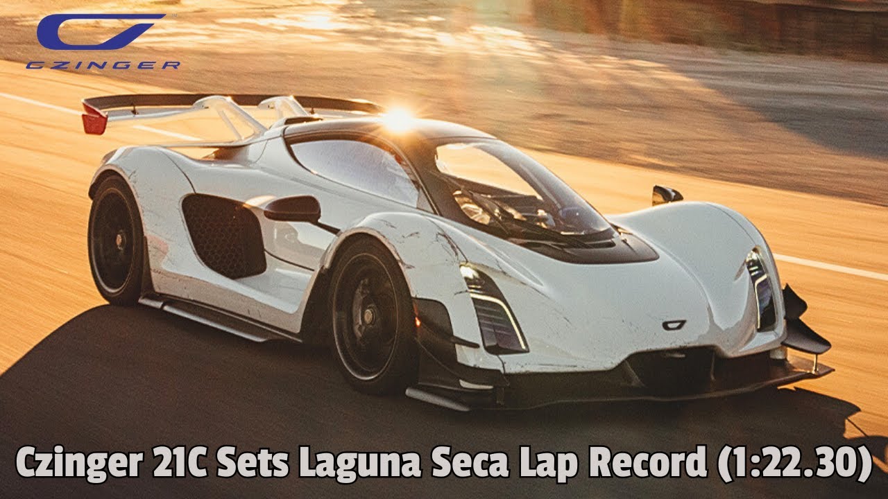 Czinger 21C Reclaims Laguna Seca Lap Record from Koenigsegg Again