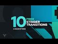 10 free stinger transitions