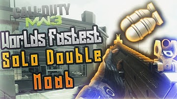MW3:WORLDS FASTEST *SOLO* DOUBLE MOAB (2:50) - (Call Of Duty Modern Warfare 3 Fast Double MOAB)