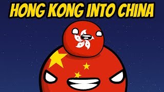 Hong Kong&#39;s Extradition bill - Countryball animation