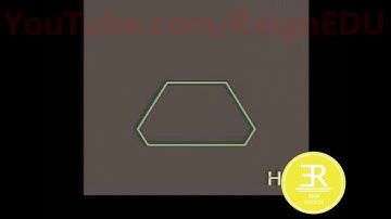 Front View and Top View of Section of Hexagonal Prism - #ReignEdu Animation Series #ED98