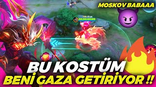 BU KOSTÜM BENİ GAZA GETİRİYOR !! MOSKOV YENİ SKİN  | Mobile Legends