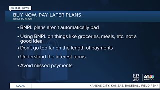 Taylor Hemness wanted to know if using buy now payer later options are good for consumers