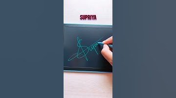 Supriya Name Signature 😍 Comment your name for signature 😊